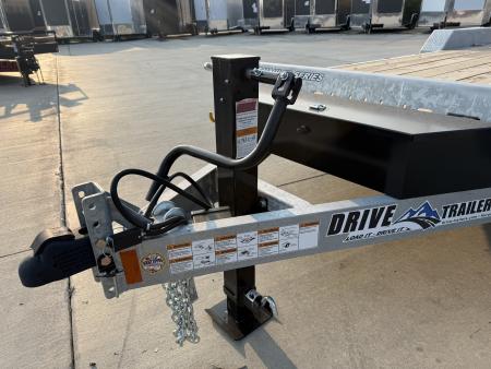 New 2027 Drive Trailers equipment hauler 14K Flatbed Trailer