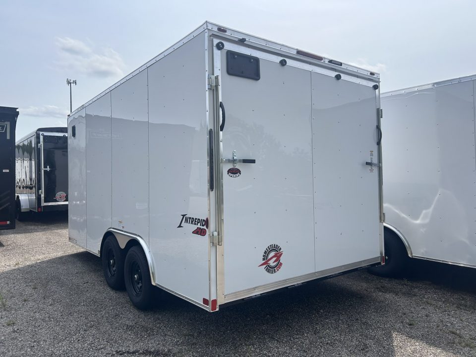 New 2027 Homesteader Trailer 8 FT 6 IN X 16 FT ENCLOSED 7' FT INT HEIGHT RAMP DOOR 9950 GVWR