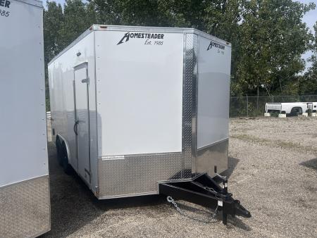 New 2027 Homesteader Trailer 16 FT ENCLOSED 7' FT INT HEIGHT RAMP DOOR 9950 GVWR