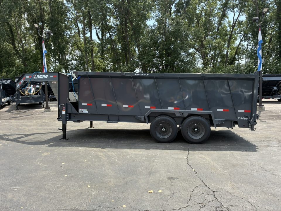 New 2027 Lamar Trailers 83"x16'-14K Gooseneck Dump Trailer