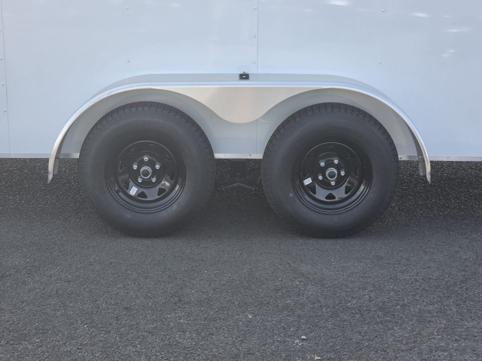 New 2027 Mirage 7x16 EXPO Round Front Flat Top Enclosed Trailer 7K GVWR