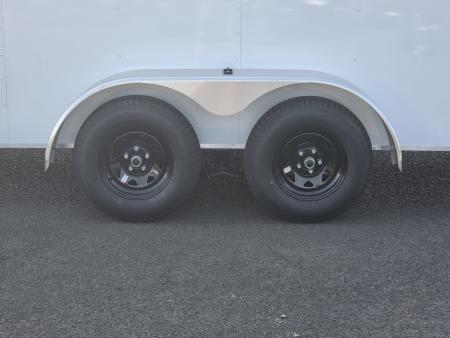 New 2027 Mirage 7x16 EXPO Round Front Flat Top Enclosed Trailer 7K GVWR