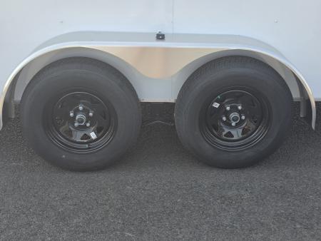 New 2027 Mirage 7x16 EXPO Round Front Flat Top Enclosed Trailer 7K GVWR