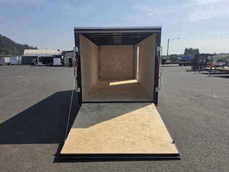 New 2027 Mirage 7x16 EXPO Round Front Flat Top Enclosed Trailer 7K GVWR