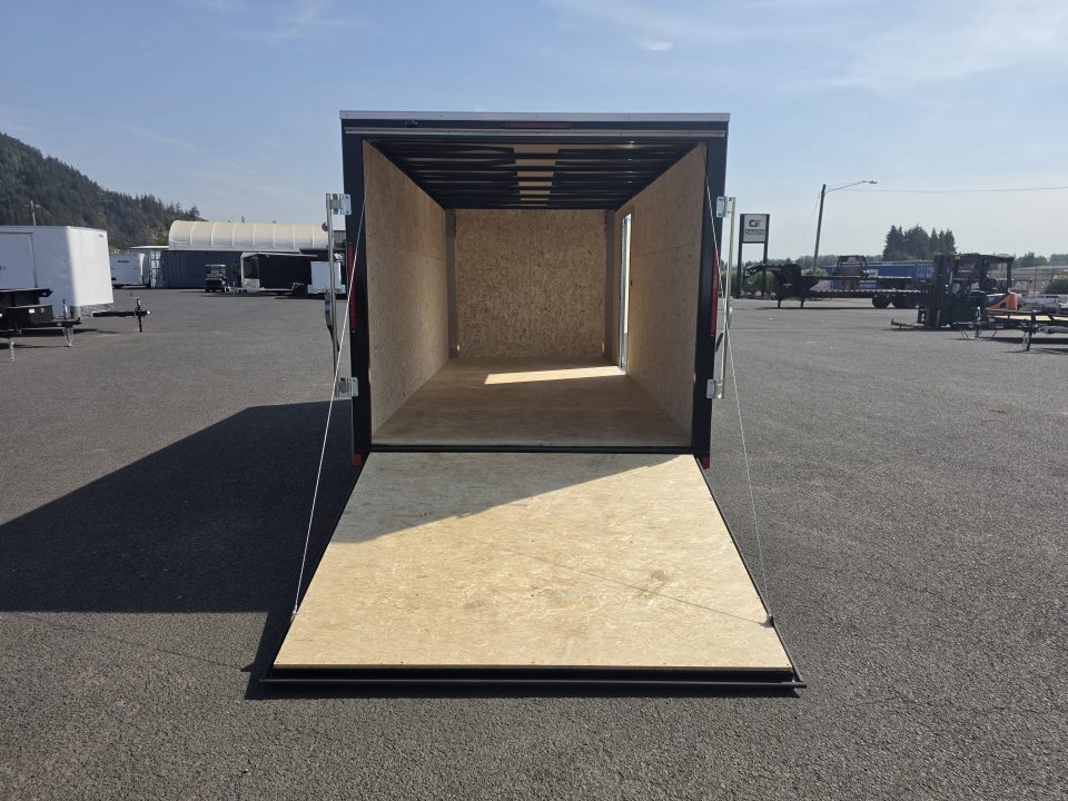 New 2027 Mirage 7x16 EXPO Round Front Flat Top Enclosed Trailer 7K GVWR