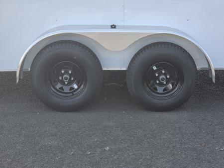New 2027 Mirage 7x16 EXPO Round Front Flat Top Enclosed Trailer 7K GVWR