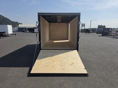 New 2027 Mirage 7x16 EXPO Round Front Flat Top Enclosed Trailer 7K GVWR