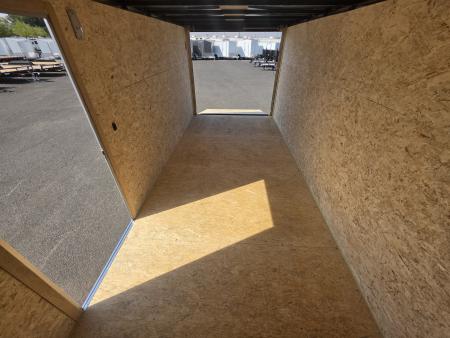 New 2027 Mirage 7x16 EXPO Round Front Flat Top Enclosed Trailer 7K GVWR