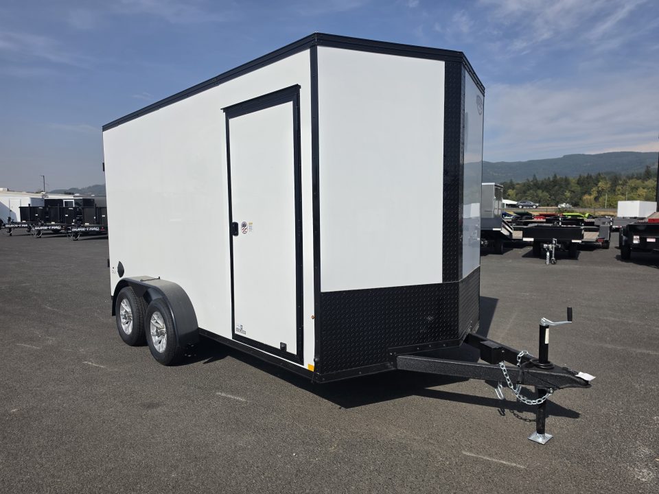 New 2026 Compass Indigo DLX 7x14 Enclosed Trailer w/ Upgrades 7K GVWR