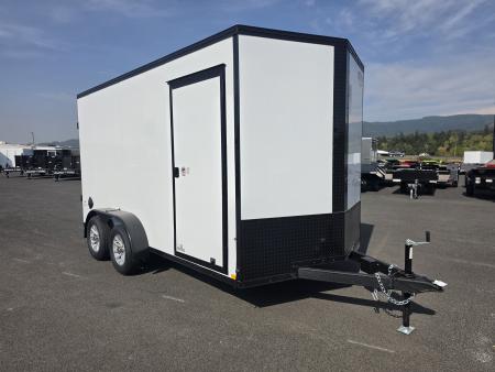 New 2026 Compass Indigo DLX 7x14 Enclosed Trailer w/ Upgrades 7K GVWR