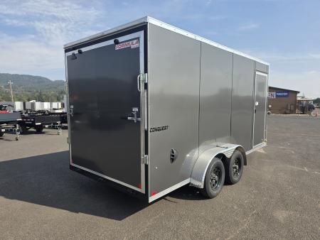 New 2027 Formula 7x16 Conquest Enclosed Trailer w/ Upgrades 7K GVWR