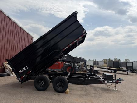 New 2027 PJ D7 DUMP TRAILER 7X14- 14K BP- 4FT Sides