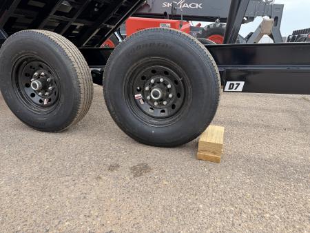 New 2027 PJ D7 DUMP TRAILER 7X14- 14K BP- 4FT Sides