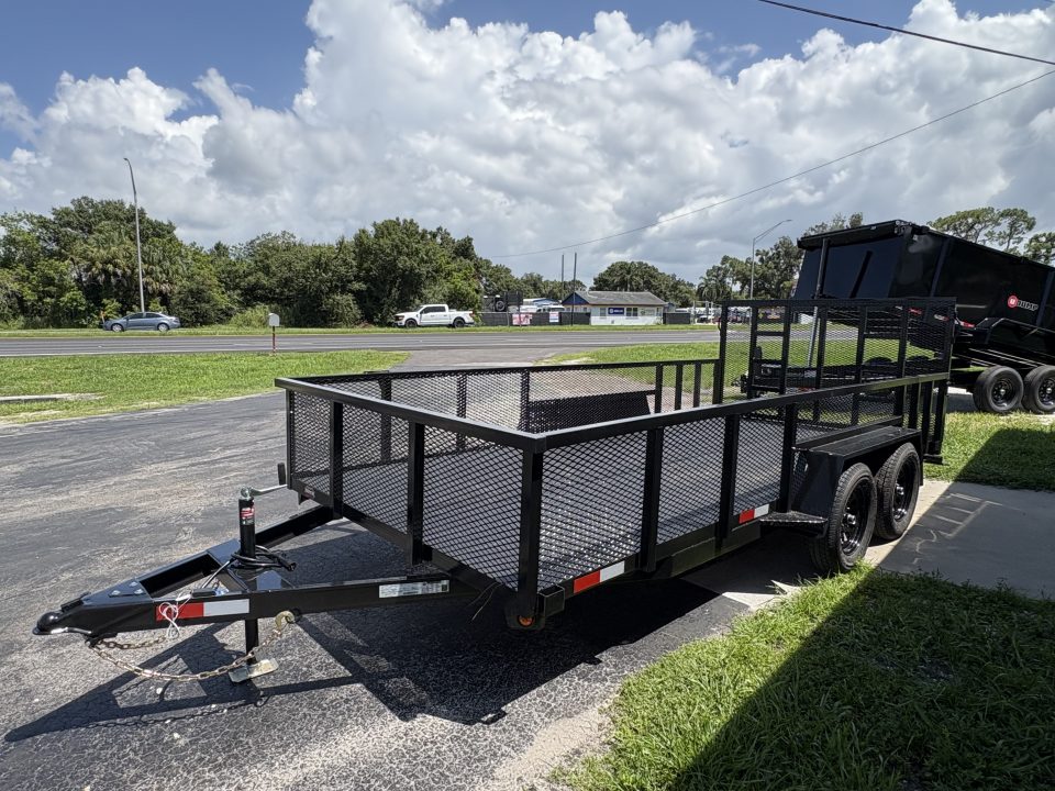 New 2027 Covered Wagon Trailers 7X16 TA 7K COBRA LINED WOOD AND BRAKES Utility Trailer