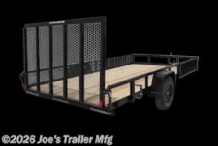 New 2026 H&H Trailers 82X14 7000 GVWR Rail Side Equipment Trailer