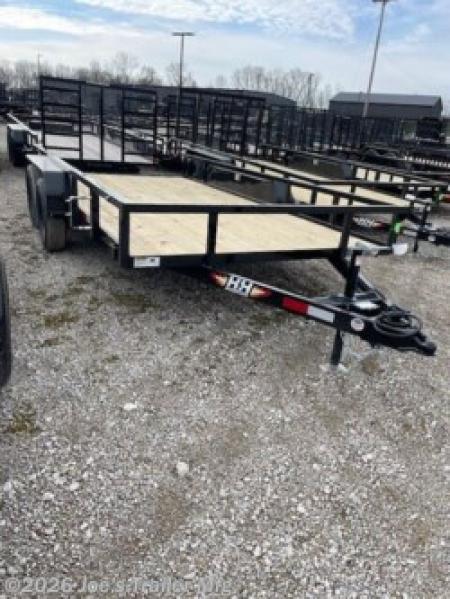 New 2026 H&H Trailers 82X14 7000 GVWR Rail Side Equipment Trailer