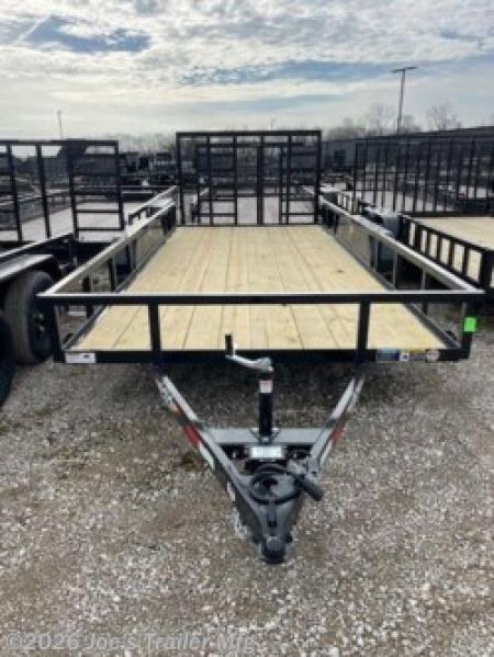 New 2026 H&H Trailers 82X14 7000 GVWR Rail Side Equipment Trailer