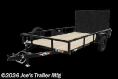 New 2026 H&H Trailers 82X14 7000 GVWR Rail Side Equipment Trailer