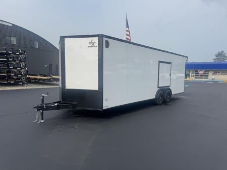 New 2026 Maximum Cargo Trailers 8.5X24 TA3 Cargo / Enclosed Trailer *WHITE W/ BLK