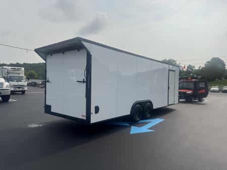 New 2026 Maximum Cargo Trailers 8.5X24 TA3 Cargo / Enclosed Trailer *WHITE W/ BLK