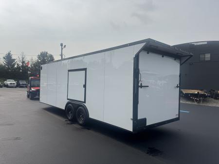 New 2026 Maximum Cargo Trailers 8.5X24 TA3 Cargo / Enclosed Trailer *WHITE W/ BLK