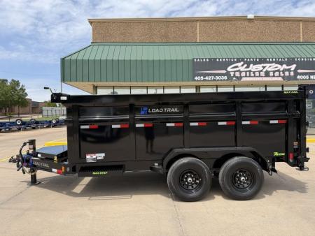 New #388890 2027 LOAD TRAIL DL 14 X 83 TANDEM AXLE 14K BUMPER PULL DUMP W/ 48  SIDES & 7 GAUGE FLOOR