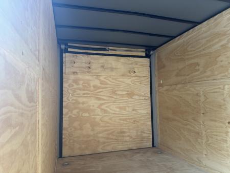 New 2026 Maximum Cargo Trailers 7X14TA Cargo / Enclosed Trailer *WHITE W/ BLACK