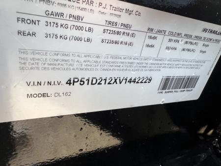 New 2027 PJ Trailers 16 DL Dump Trailer