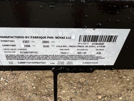 New 2027 H&H Trailers 14' RS8214-030 Utility Trailer