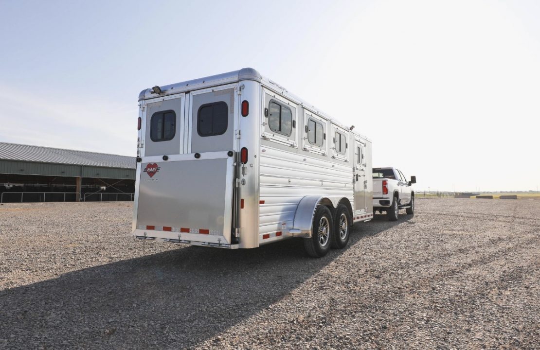 New 2027 Hart Trailer LOWPROEXPO 8 PEN BH Stock / Stock Combo Trailer