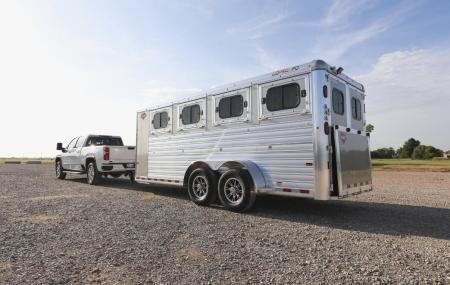 New 2027 Hart Trailer LOWPROEXPO 8 PEN BH Stock / Stock Combo Trailer