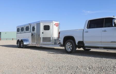 New 2027 Hart Trailer LOWPROEXPO 8 PEN BH Stock / Stock Combo Trailer