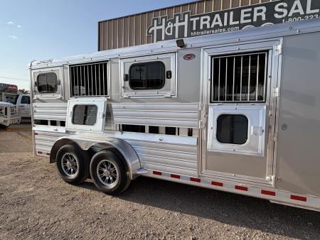 New 2027 Hart Trailer LOWPROEXPO 8 PEN BH Stock / Stock Combo Trailer