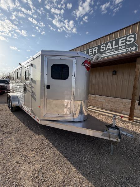 New 2027 Hart Trailer LOWPROEXPO 8 PEN BH Stock / Stock Combo Trailer