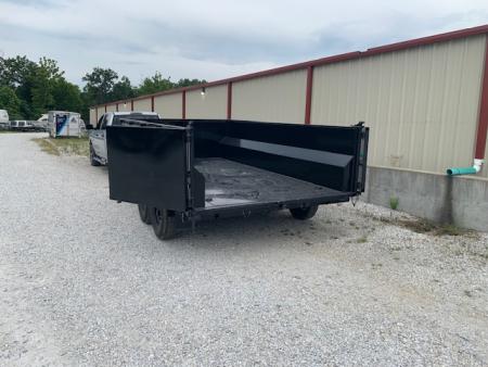 New 2026 Texas Pride Trailers 7x14x3 TA Bumper Pull , with spreader gate, 14k axles Dump Trailer