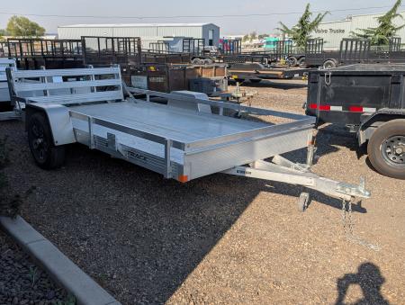 Used 2024 Bear Track 6.5X12 Aluminum Utility Trailer