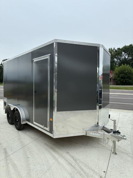 New 2027 ALCOM Stealth 7.5x14 All Aluminum Enclosed Cargo Trailer