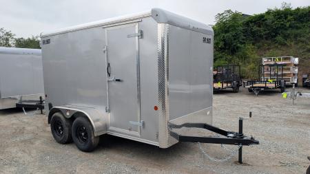 New 2027 Car Mate 6x12 Tandem Custom Cargo Trailer w/ Barn Doors