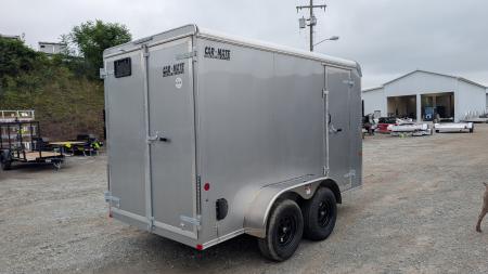 New 2027 Car Mate 6x12 Tandem Custom Cargo Trailer w/ Barn Doors