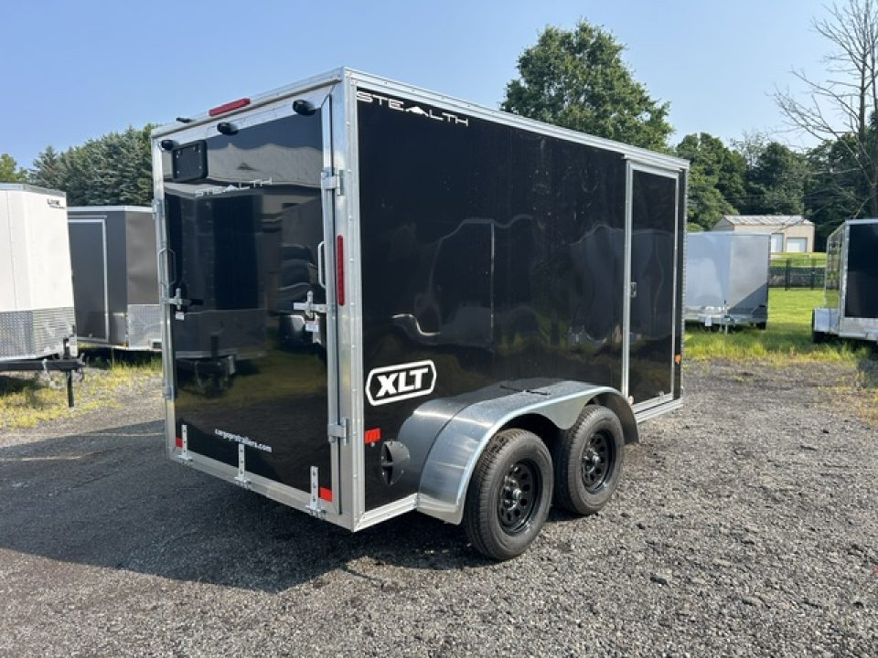 New 2027 ALCOM 6x12 Tandem Axle, lightweight 1,175 lb. empty weight Aluminum Frame Cargo / Enclosed Trailer