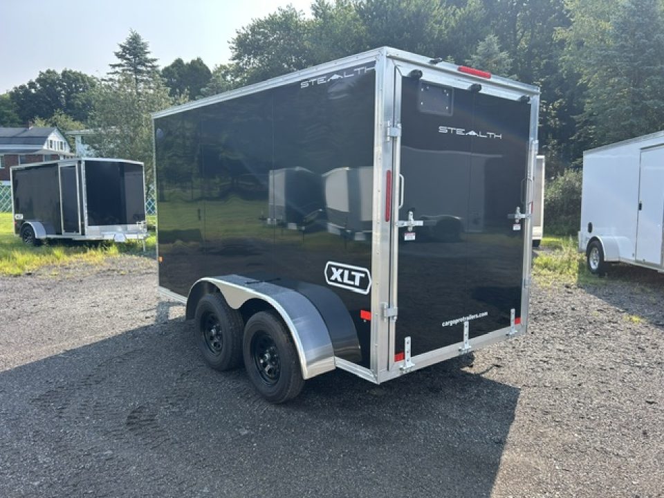 New 2027 ALCOM 6x12 Tandem Axle, lightweight 1,175 lb. empty weight Aluminum Frame Cargo / Enclosed Trailer