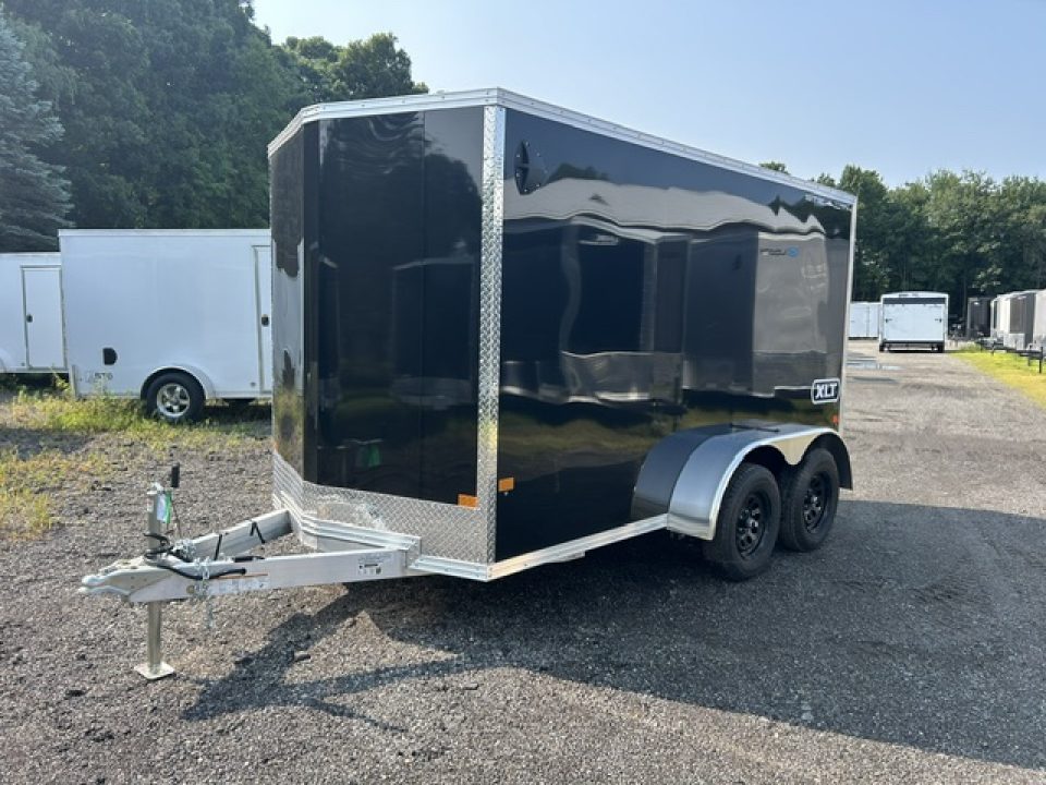 New 2027 ALCOM 6x12 Tandem Axle, lightweight 1,175 lb. empty weight Aluminum Frame Cargo / Enclosed Trailer