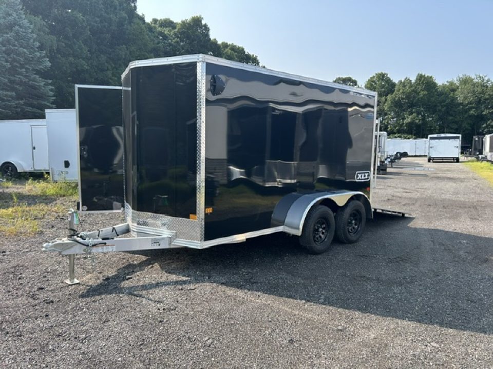 New 2027 ALCOM 6x12 Tandem Axle, lightweight 1,175 lb. empty weight Aluminum Frame Cargo / Enclosed Trailer