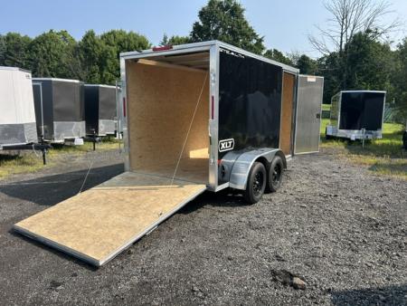 New 2027 ALCOM 6x12 Tandem Axle, lightweight 1,175 lb. empty weight Aluminum Frame Cargo / Enclosed Trailer