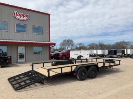 New 2027 PJ 83"x20' Tandem Axle Utility Trailer - UL