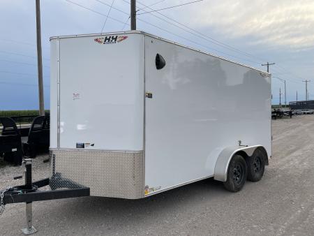 New 2027 H&H Trailers 7x14 HH Series Flat Top V-Nose 7K Cargo / Enclosed Trailer
