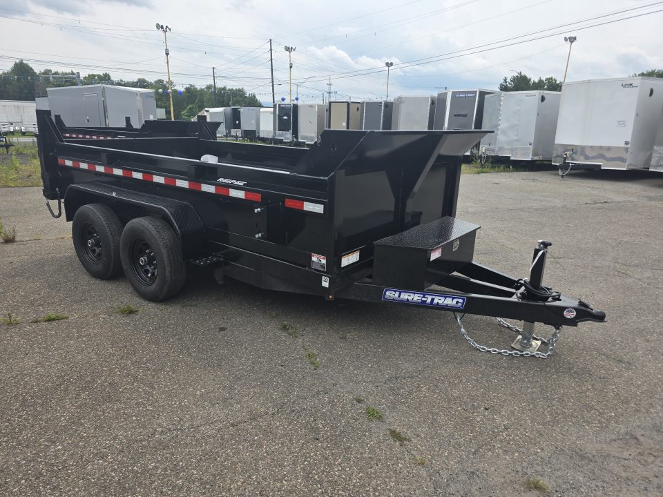 New 2026 Sure-Trac 6X12 10K - RAMPS Dump Trailer