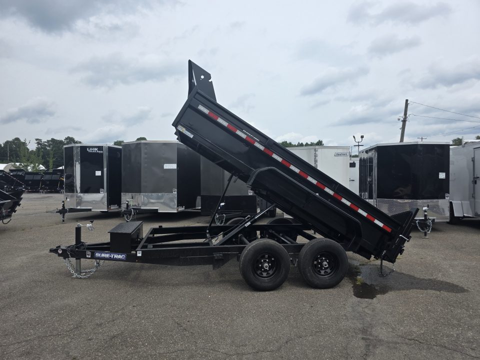 New 2026 Sure-Trac 6X12 10K - RAMPS Dump Trailer