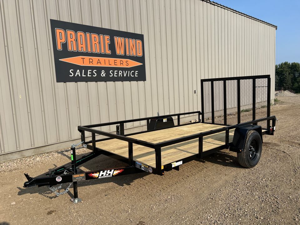 New 2027 H&H Trailers 12' RS7612-030 Utility Trailer
