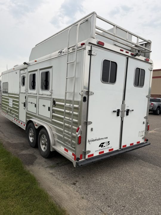 Used 2014 4-Star Trailers 3H 11' Trail Boss LQ Horse Trailer
